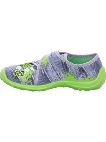 Fischer Markenschuh Hausschuh in grau