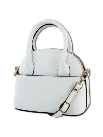 Toscanto Leder Umhängetasche Toscanto Tasche weiß ca. 20cm