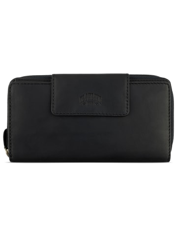 KLONDIKE 1896 Rush Sheila Geldbörse RFID Leder 19 cm in schwarz