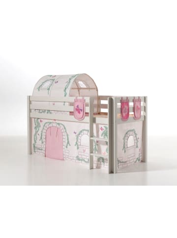 58 aufm Kessel KINDERBETT Karolina 210x114x106 Massivholz Weiß Textilset Burg 4