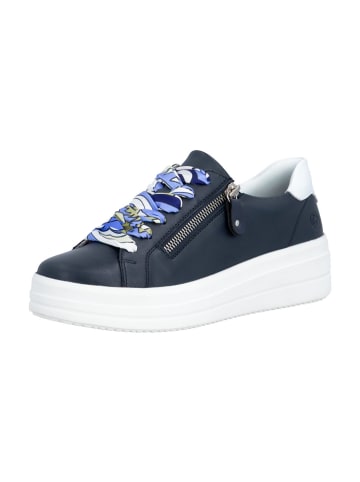 remonte Plateau Sneaker in Blau