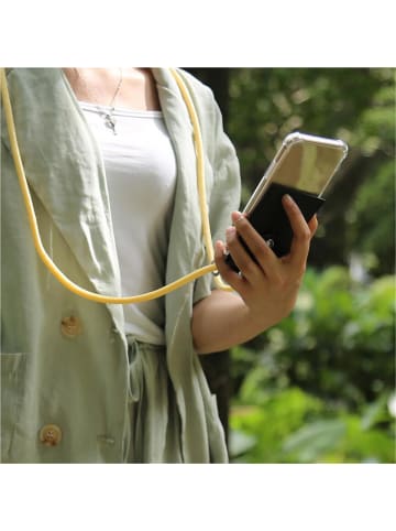 cadorabo Handykette für Samsung Galaxy J8 2018 Hülle in CREME BEIGE