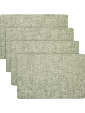 Erwin Müller Tischset 4er-Pack Elvas in hellgrün