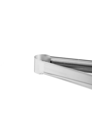 Almina Servierzange 34 cm aus Edelstahl für Salat, Buffet & Küche - Silber in Silber