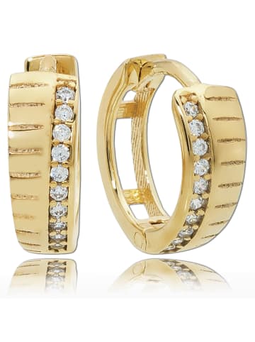 BALIA Gold 333 Damen Creolen Muster Ohrringschmuck ca. 1,2cm