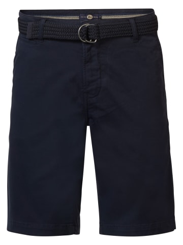 Petrol Industries Chino-Shorts mit Gürtel Sunlit in Blau