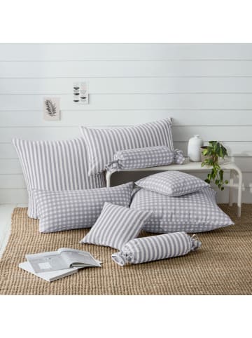 Erwin Müller Seersucker Nackenrollenbezug Ingolstadt in grau