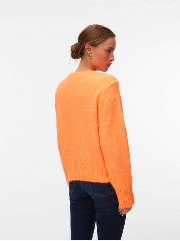 Vero Moda Strickjacke in Persimmon Orange
