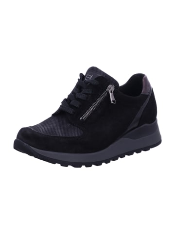 WALDLÄUFER Komfort Schnürschuh in schwarz