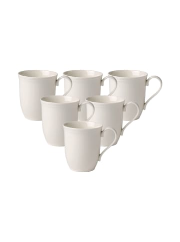 like. by Villeroy & Boch 6er Set Kaffeebecher Color Loop 350 ml in Natural