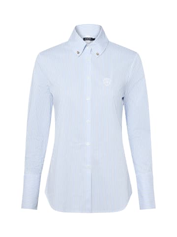 JOOP! Hemdbluse in hellblau weiß