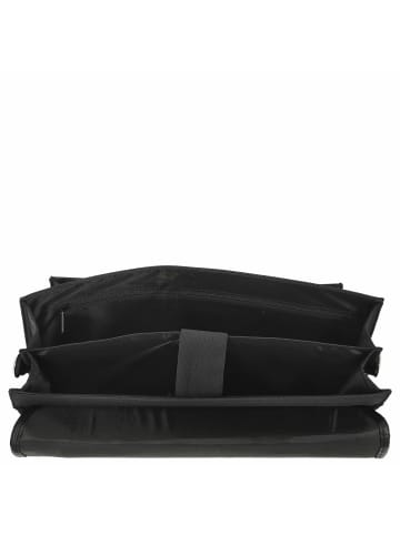 D&N Basic Line - Aktentasche 41 cm Nylon (schwarz) in schwarz