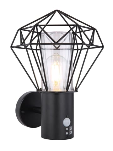 Globo lighting Außenleuchte "AUßENLEUCHTE EDELSTAHL black, 1XE27 LED" in black