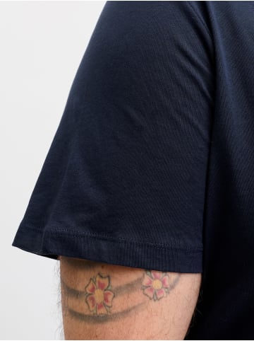 JACK & JONES PLUS T-shirt in Navy Blazer