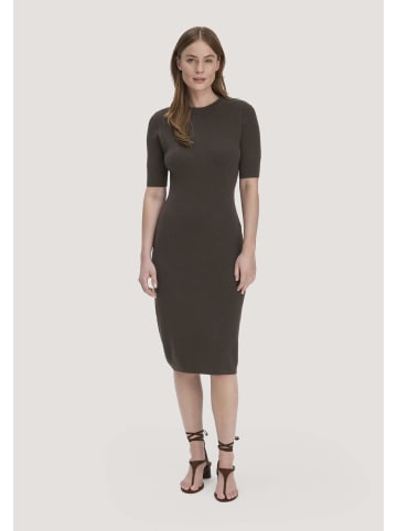 Hessnatur Hessnatur Strick Kleid Regular aus Bio-Baumwolle und Wolle in kakao braun