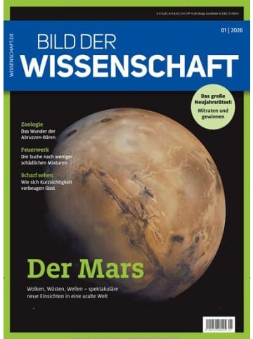 Hubert Burda Media 14 x BILD DER WISSENSCHAFT Zeitschrift (Gutschein für Jahres Abo)