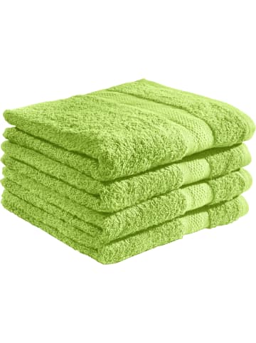 REDBEST Frottier Duschtuch 4er-Pack Chicago in apfelgrün