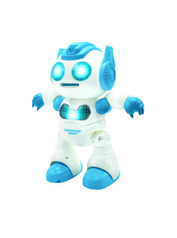 LEXIBOOK® POWERMAN® Shoot STEM-Roboter mit Schaumstoffscheiben-Launcher