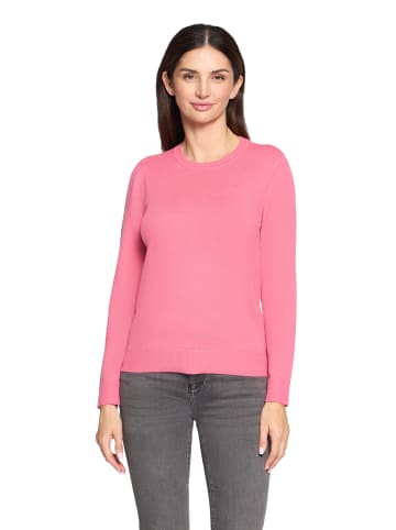 Betty Barclay Basic-Strickpullover mit Rundhalsausschnitt in Pink