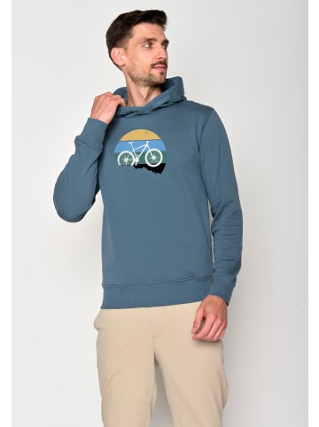 GreenBomb Hoodie Bike Downhill in Altes Blau