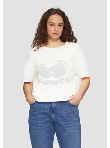 QS T-Shirt in 02D0_ecru