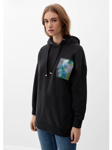 s.Oliver Sweatshirt langarm in Schwarz