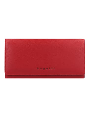 Bugatti Mira Geldbörse RFID Schutz Leder 19 cm rot