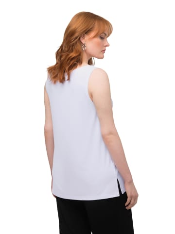 Ulla Popken Strick-Top in classic weiß