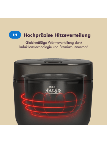 Reishunger Zojirushi Reiskocher Induktion 1,0 l