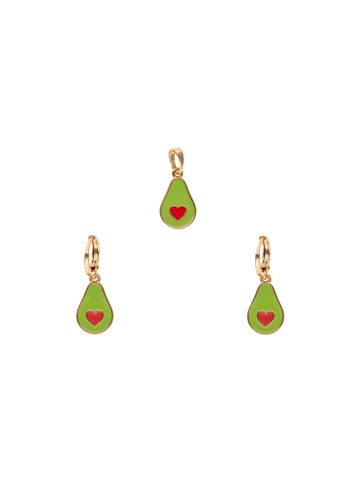 myMo Women Set in Rose Gold Green