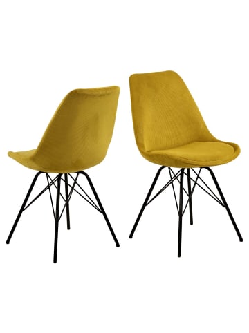 ebuy24 Esszimmerstuhl Eris Gelb 2er Set