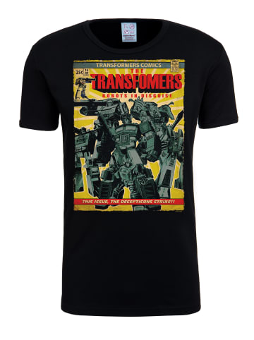 Logoshirt T-Shirt Transformers - Robots In Disguise in schwarz