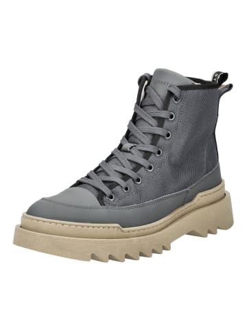Stiefelette Blau/Beige