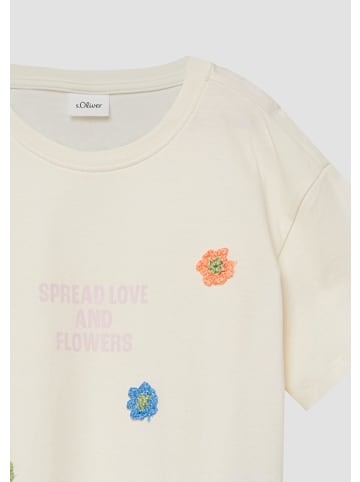 s.Oliver T-Shirt in 0401_creme