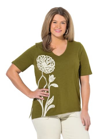 Ulla Popken Longshirt in oliv