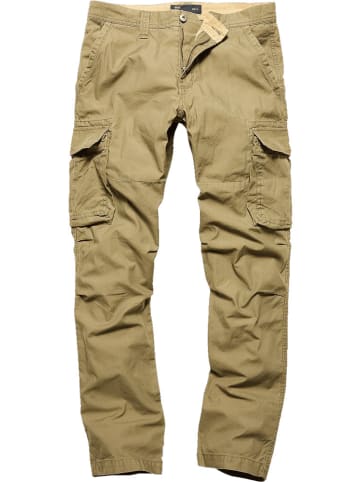 Vintage Industries Cargohose in Beige