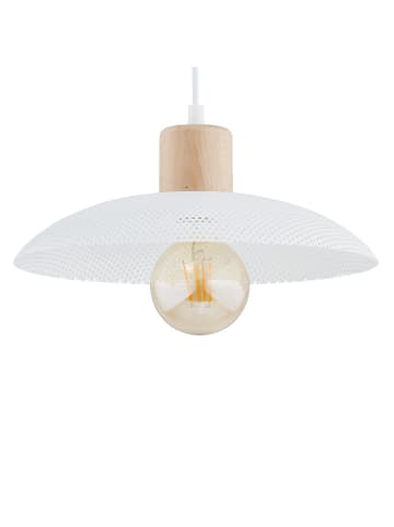 Licht-Erlebnisse Pendelleuchte (B)30 x (L)90 x (T)100 cm in Weiß HolzoptikWeiß Holzoptik