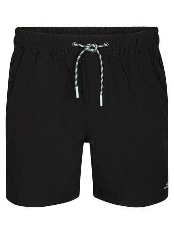 Petrol Industries Badeshorts in Unifarbe Horizon in Schwarz