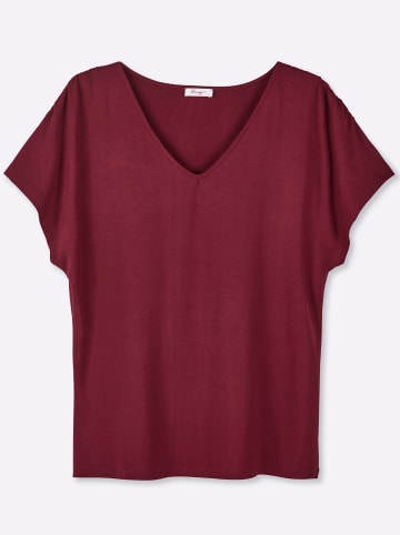 sheego Halbarmshirt in bordeaux
