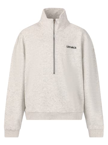 Les'Arcs Sweatshirt Inghean in 1222 White Melange