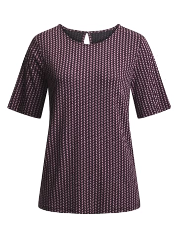 LASCANA T-Shirt in burgunderrot