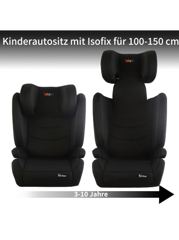 Yalion YALION Sitzerhöhung Auto Kinder ISOFIX, Kindersitzerhöhung 100-150cm,ECE R129