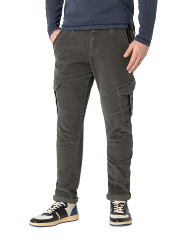 Timezone Cargohose Regular Fit Slim Leg Klappentaschen in Dunkelbraun