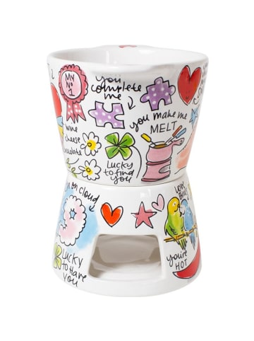 Blond Amsterdam Fondue-Set mini Liebe in Bunt - 30 x 30cm