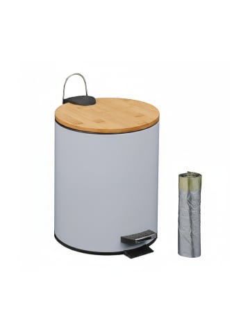 relaxdays Kosmetikeimer in Grau - 5 Liter