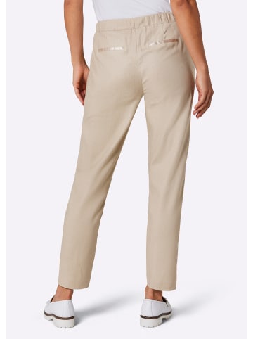 creation L Leinen-Viskose-Hose in beige
