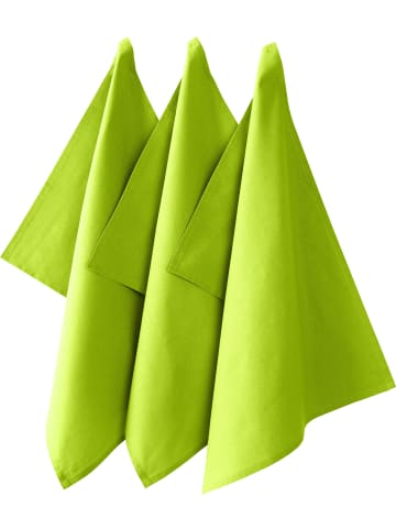 REDBEST Baumwolle Geschirrtuch 3er-Pack Seattle in apfelgrün