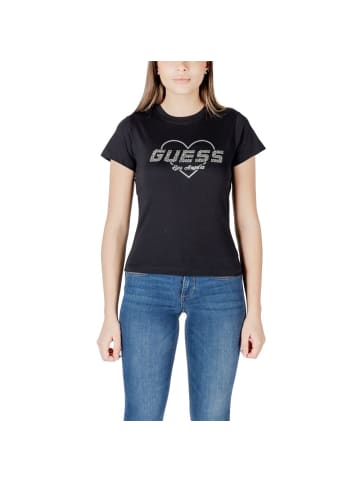 Guess Active Schwarz Baumwolle T-Shirt