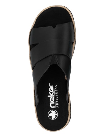 rieker Pantolette V7989 in schwarz