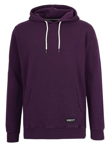 HONESTY RULES Kapuzenpullover " Basic " in dark-purple